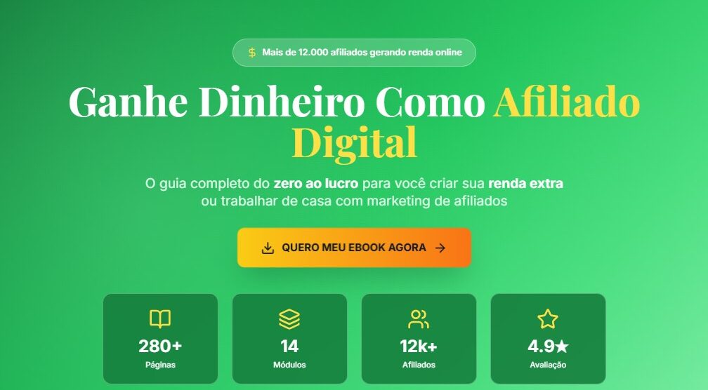 Página de Venda Afiliados